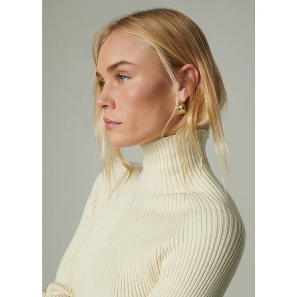 Joe's Jeans The Palmer Turtleneck - Milk NWT SIZE XS M - Picture 5 of 7